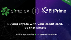 BitPrime Partners with Simplex to Provide a Solution to Buy Crypto with Credit Cards