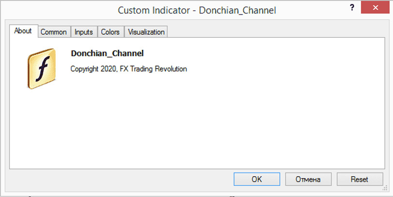 Donchian Channel Indicator (Description, Installation, Configuration)