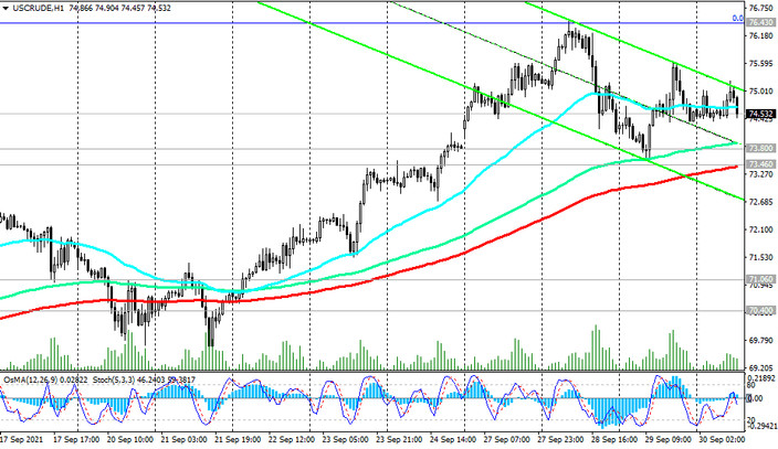 WTI: technical analysis and trading recommendations_09/30/2021