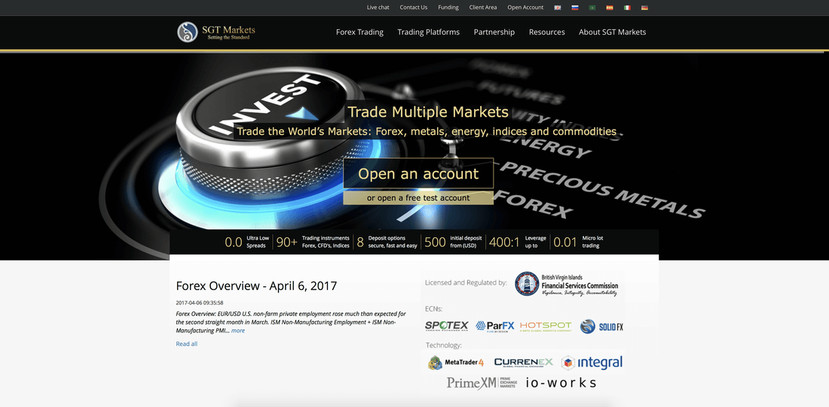 Is SGTMarkets a fair Forex Broker?