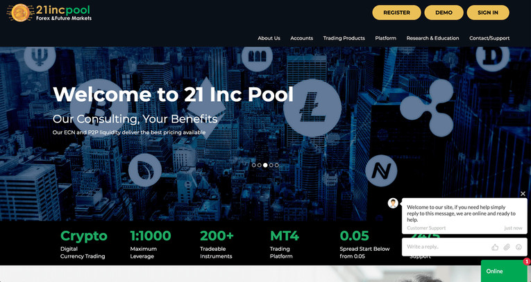 Is 21INCPool a fair Forex Broker?