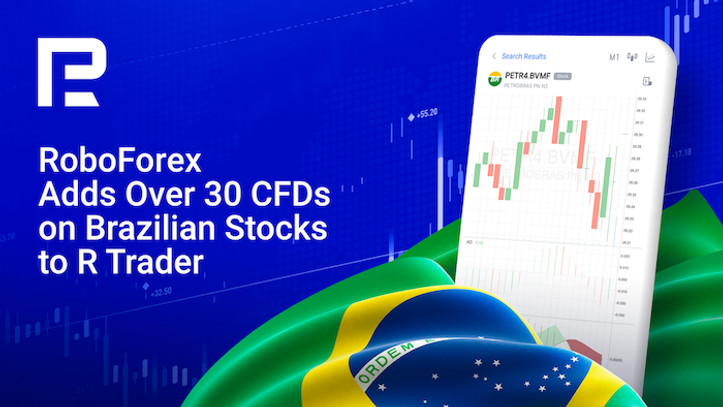 RoboForex Adds 30 Brazilian Stocks CFDs to R Trader Trading Platform